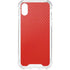 Red Carbon Fiber Specialty Texture Material iPhone XS Clear Case
