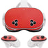 Red Carbon Fiber Specialty Texture Material Meta Quest 3S Skin