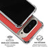 Red Carbon Fiber Specialty Texture Material Pixel 9/9 Pro Clear Case
