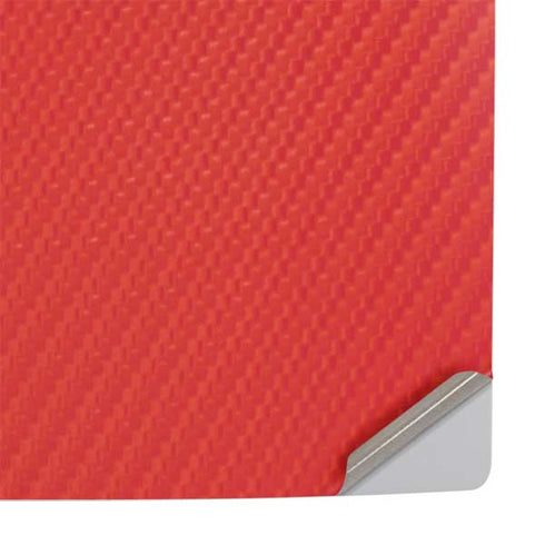 Red Carbon Fiber Specialty Texture Material PS5 Pro Console Skin