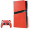 Red Carbon Fiber Specialty Texture Material PS5 Pro Disk Bundle Skin