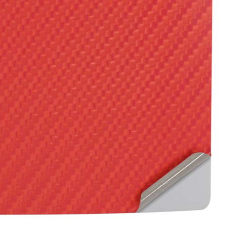 Red Carbon Fiber Specialty Texture Material PS5 Pro Disk Console Skin