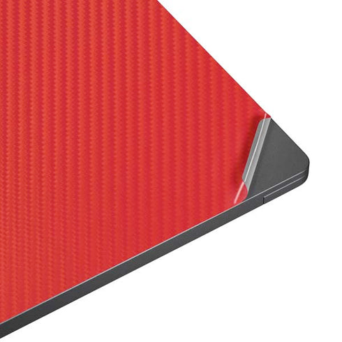 Red Carbon Fiber Specialty Texture Material Surface Laptop 7 15in Skin