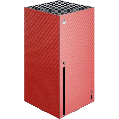 Red Carbon Fiber Specialty Texture Material Xbox Series X Skins