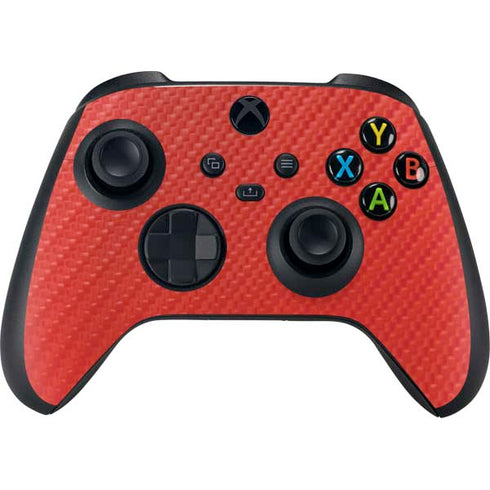 Red Carbon Fiber Specialty Texture Material XBox Series X Digital Edition Bundle Skin