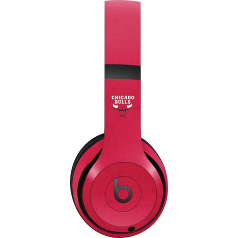 NBA Chicago Bulls Red Distressed Beats Studio Pro Wireless Headphones Skin