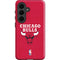 NBA Chicago Bulls Red Distressed Galaxy S26 Impact Case