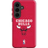 NBA Chicago Bulls Red Distressed Galaxy S26 Impact Case