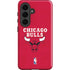 NBA Chicago Bulls Red Distressed Galaxy S26 Plus Impact Case