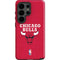 NBA Chicago Bulls Red Distressed Galaxy S26 Ultra Impact Case