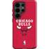 NBA Chicago Bulls Red Distressed Galaxy S26 Ultra Impact Case