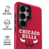 NBA Chicago Bulls Red Distressed Galaxy S26 Ultra Impact Case