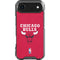 NBA Chicago Bulls Red Distressed iPhone 17 Air Clear Case