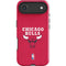 NBA Chicago Bulls Red Distressed iPhone 17 Air Impact Case