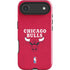 NBA Chicago Bulls Red Distressed iPhone 17 Air Impact Case