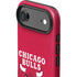 NBA Chicago Bulls Red Distressed iPhone 17 Air Impact Case
