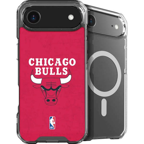 NBA Chicago Bulls Red Distressed iPhone 17 Air MagSafe Case
