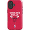 NBA Chicago Bulls Red Distressed iPhone 17 Magsafe Impact Case