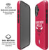 NBA Chicago Bulls Red Distressed iPhone 17 Magsafe Impact Case