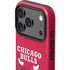 NBA Chicago Bulls Red Distressed iPhone 17 Pro Impact Case