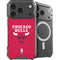 NBA Chicago Bulls Red Distressed iPhone 17 Pro MagSafe Case