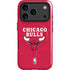 NBA Chicago Bulls Red Distressed iPhone 17 Pro Magsafe Impact Case