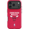 NBA Chicago Bulls Red Distressed iPhone 17 Pro Max Impact Case
