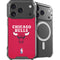 NBA Chicago Bulls Red Distressed iPhone 17 Pro Max MagSafe Case