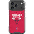NBA Chicago Bulls Red Distressed iPhone 18 Pro Clear Case