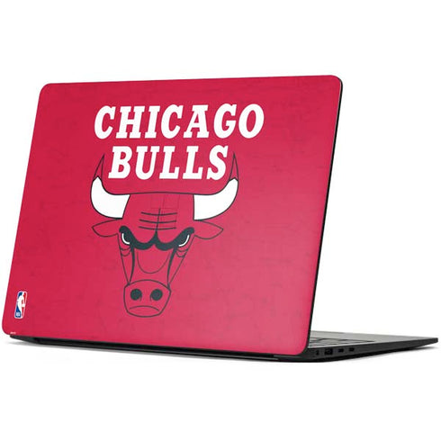 NBA Chicago Bulls Red Distressed Surface Laptop 7 13.8in Skin