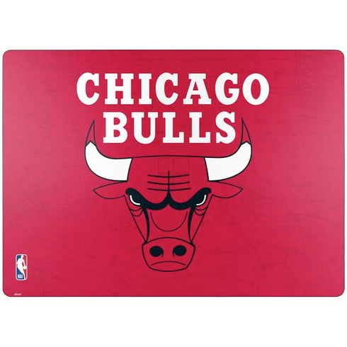 NBA Chicago Bulls Red Distressed Surface Laptop 7 13.8in Skin