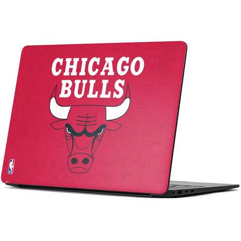NBA Chicago Bulls Red Distressed Surface Laptop 7 15in Skin