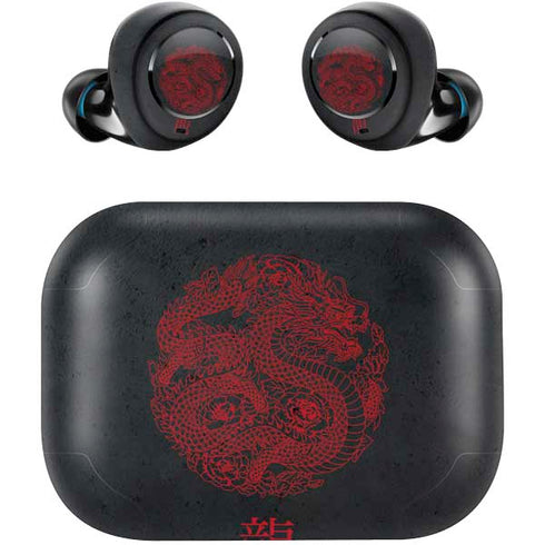 Red Dragon Amazon Echo Buds Skin