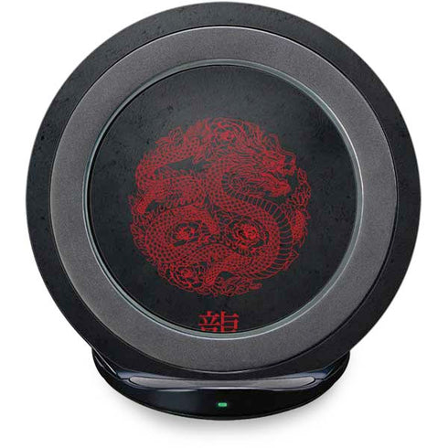 Red Dragon Fast Charge Wireless Charging Stand Skin