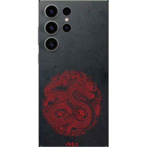 Red Dragon Galaxy S24 Ultra Skin