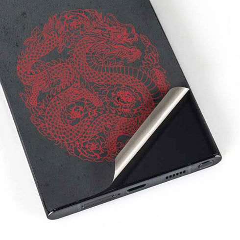 Red Dragon Galaxy S24 Ultra Skin