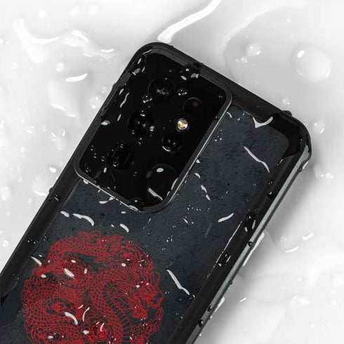 Red Dragon Galaxy S24 Ultra Waterproof Case