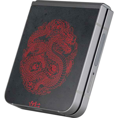 Red Dragon Galaxy Z Flip6 Skin