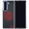 Red Dragon Galaxy Z Fold6 Clear Case