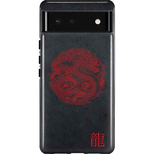 Red Dragon Pixel Cases