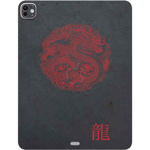 Red Dragon iPad Pro 13in M4 (2024) Skin