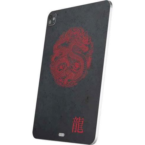 Red Dragon iPad Pro 13in M4 (2024) Skin