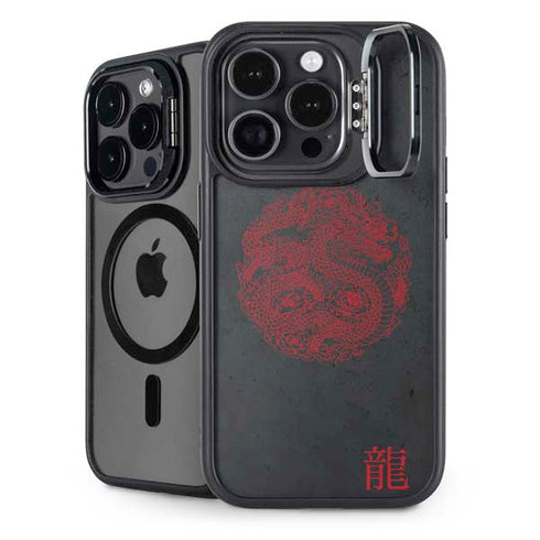 Red Dragon iPhone 14 Pro Kickstand Case