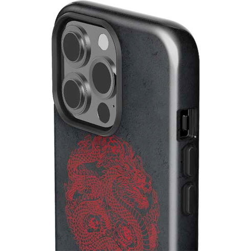 Red Dragon iPhone 15 Pro Impact Case