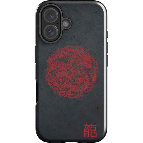Red Dragon iPhone 16 Impact Case