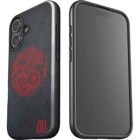 Red Dragon iPhone 16 Impact Case