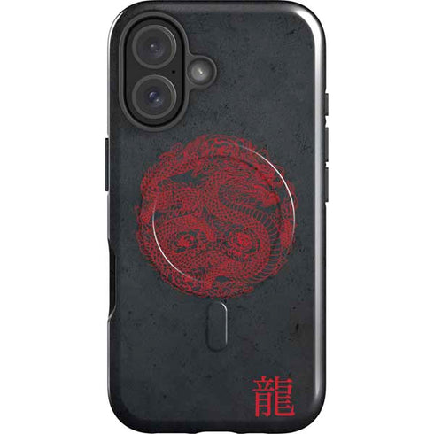 Red Dragon iPhone 16 Magsafe Impact Case