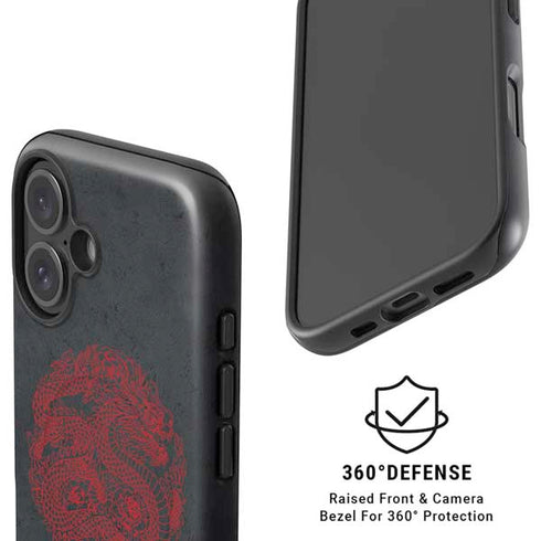 Red Dragon iPhone 16 Magsafe Impact Case