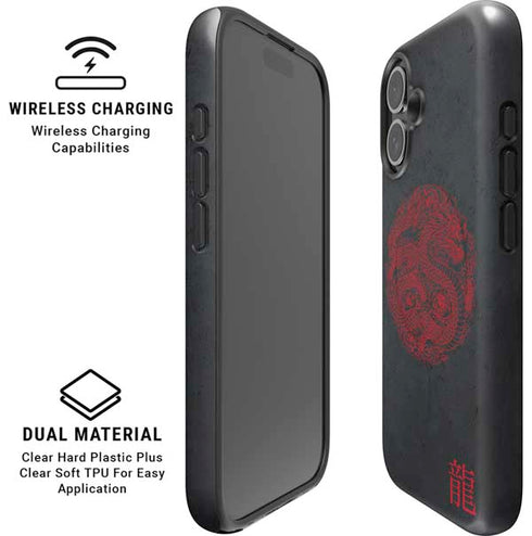 Red Dragon iPhone 16 Magsafe Impact Case
