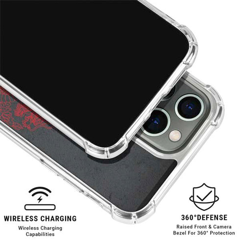 Red Dragon iPhone 16 Pro Clear Case